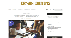 Desktop Screenshot of erwinbierens.com